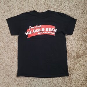 Luke Combs T Shirt Mens Medium Black 2024 Tour Growin Up and Gettin Old Graphic‎